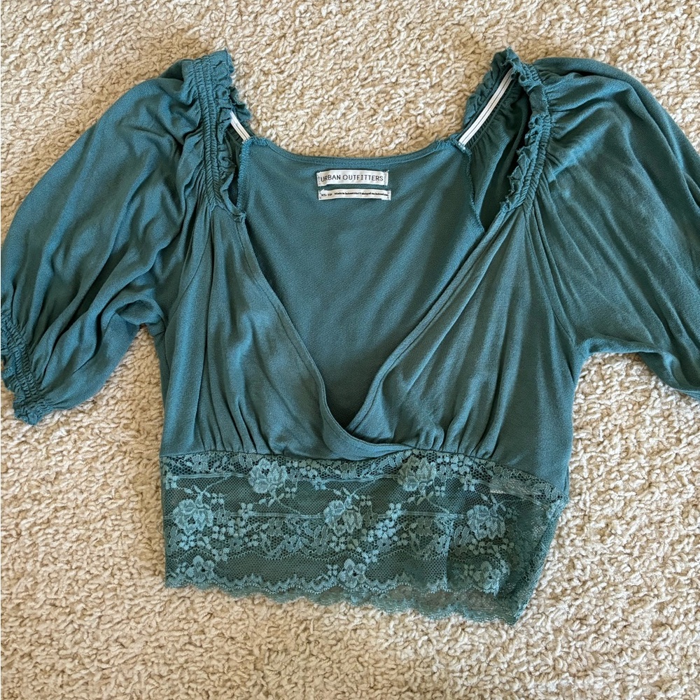 Lacy UO Wrap Top